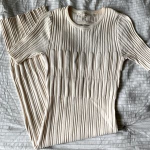 Creamy White knit bodycon dress from Rachel Rachel Roy.